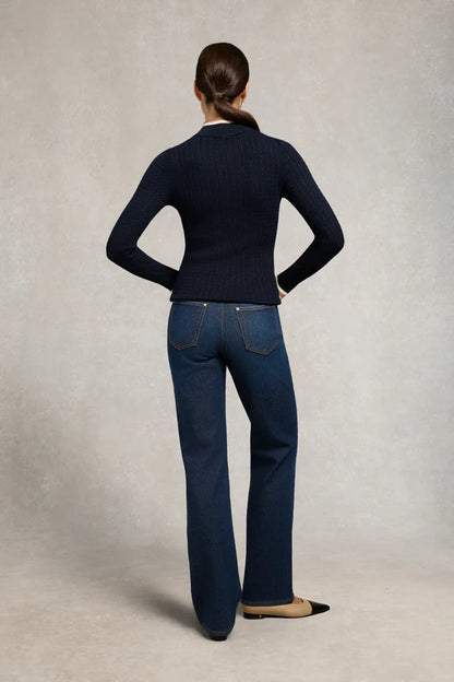 Zoe Quarter Zip Knit
