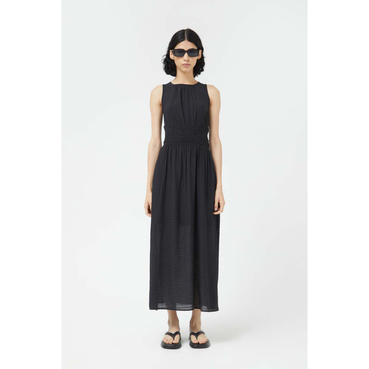 Long Black Sleeveless Dress