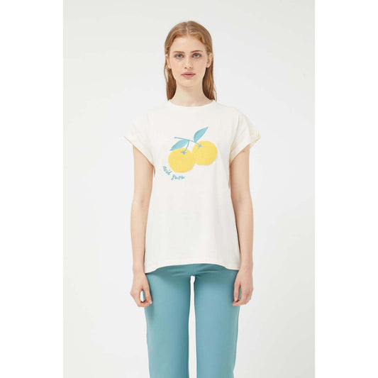 White Yuzu Short Sleeve T-Shirt