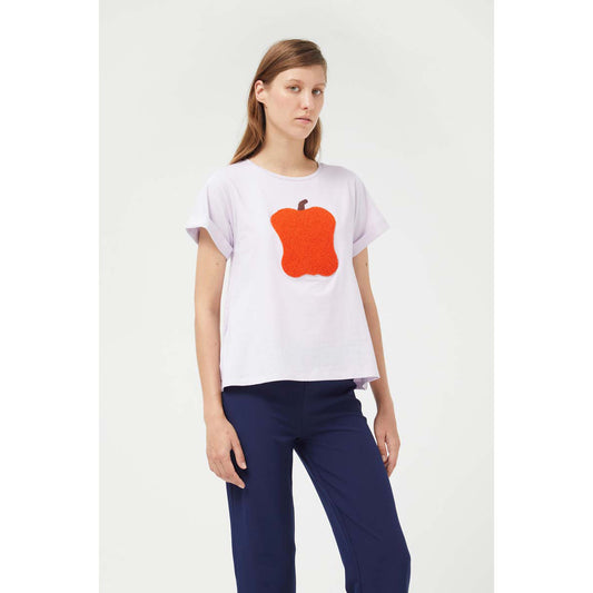 Lilac Pepper Print T-Shirt
