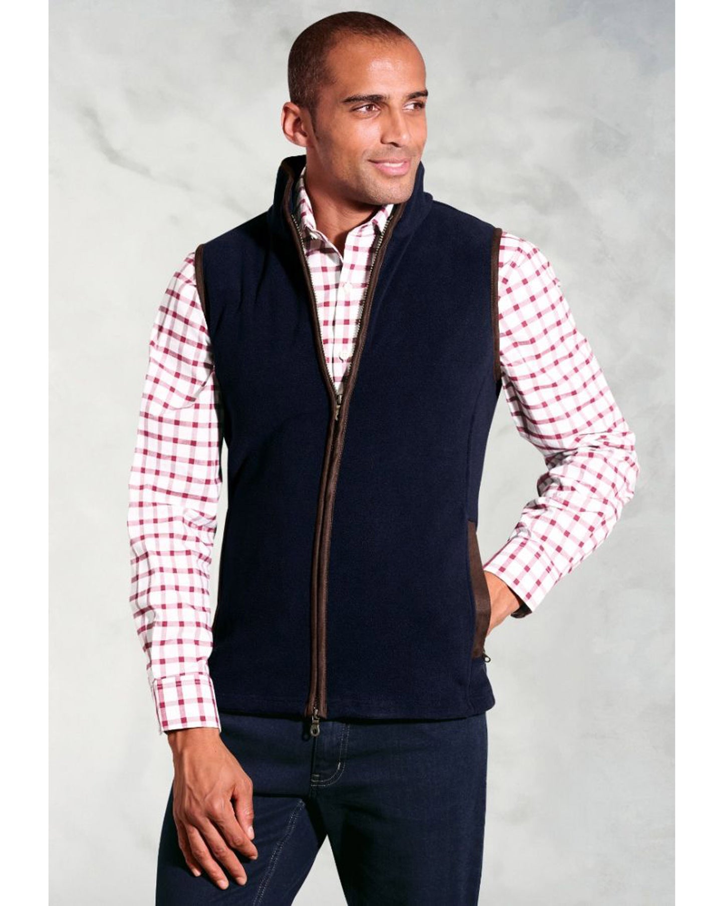 Cincinnati Navy Fleece Gilet