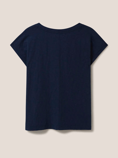 Nelly Notch Neck Tee