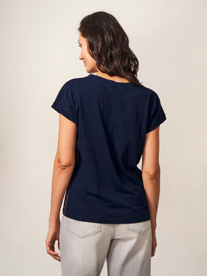 Nelly Notch Neck Tee