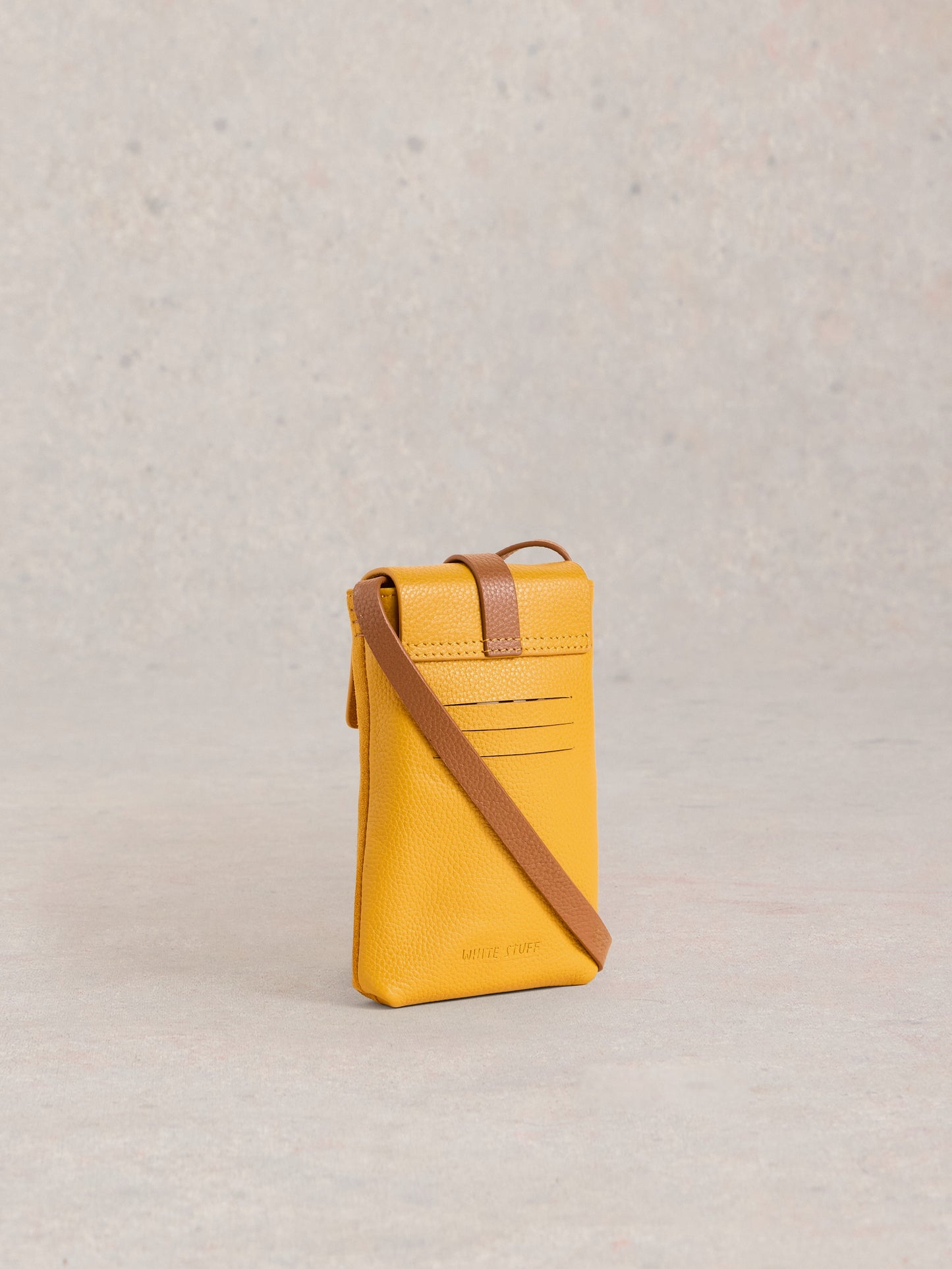 Clara Buckle Leather Phone Bag