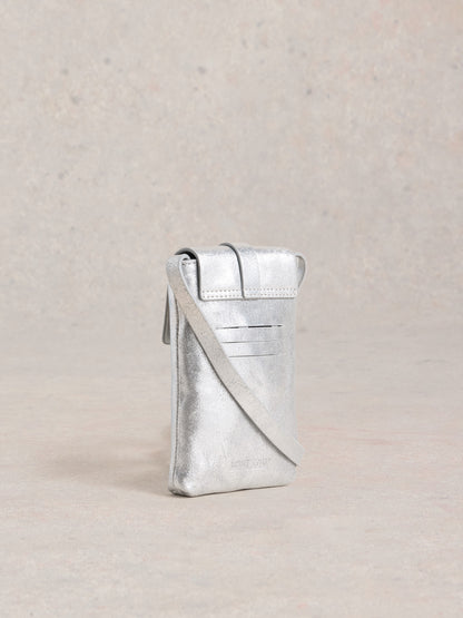 Clara Buckle Leather Phone Bag