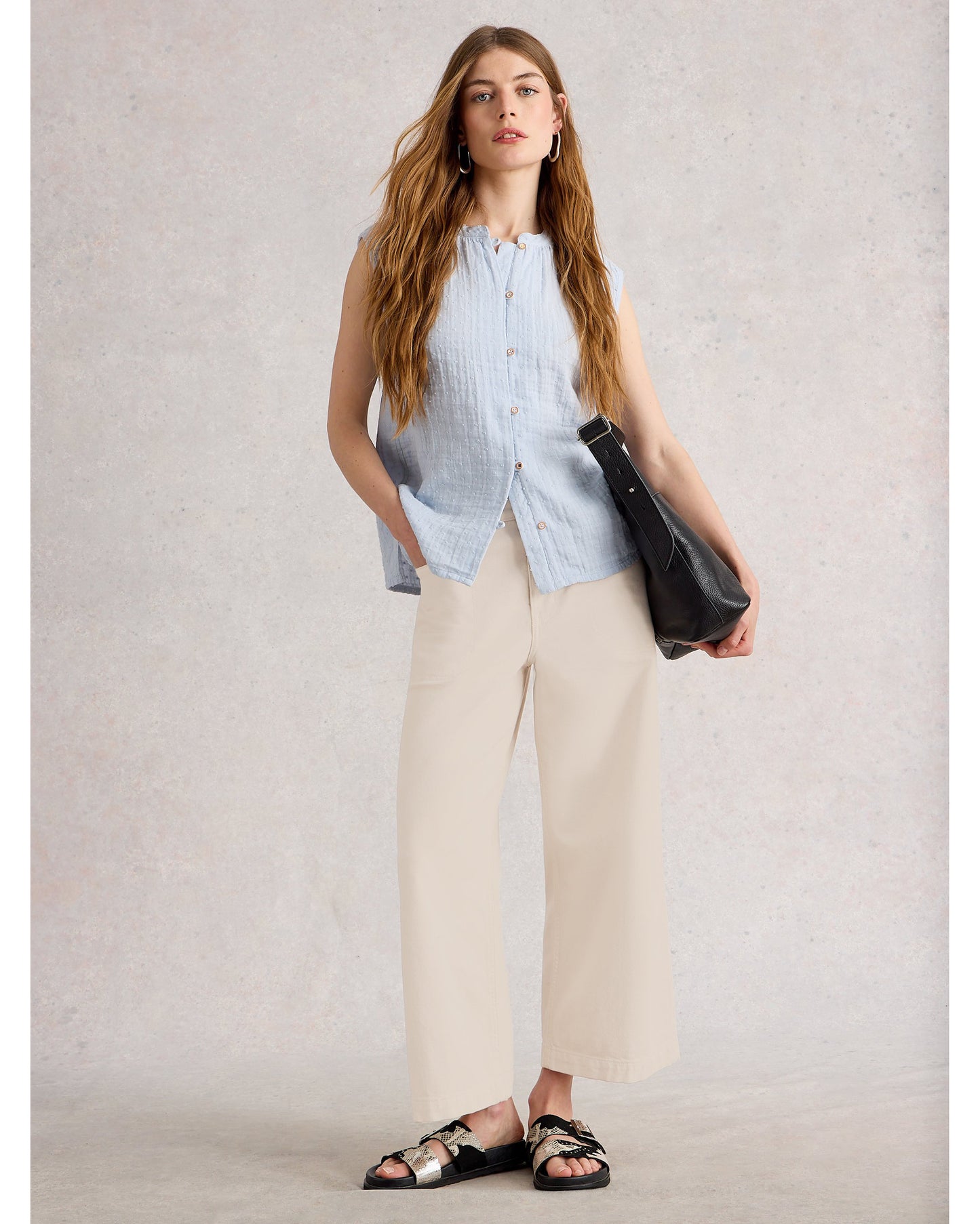 Tia Wide Leg Crop Jean