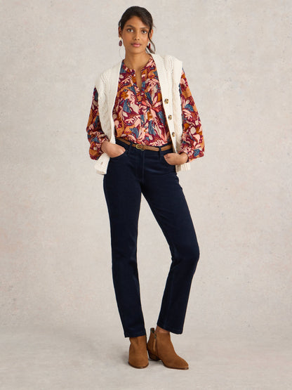 Brooke Straight Cord Trouser