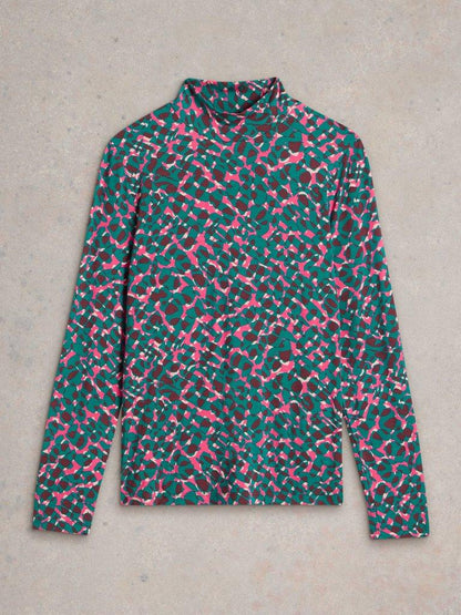 Camille High Neck Tee