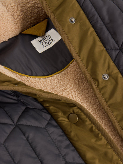 Carmel Borg Lined Quilted Coat