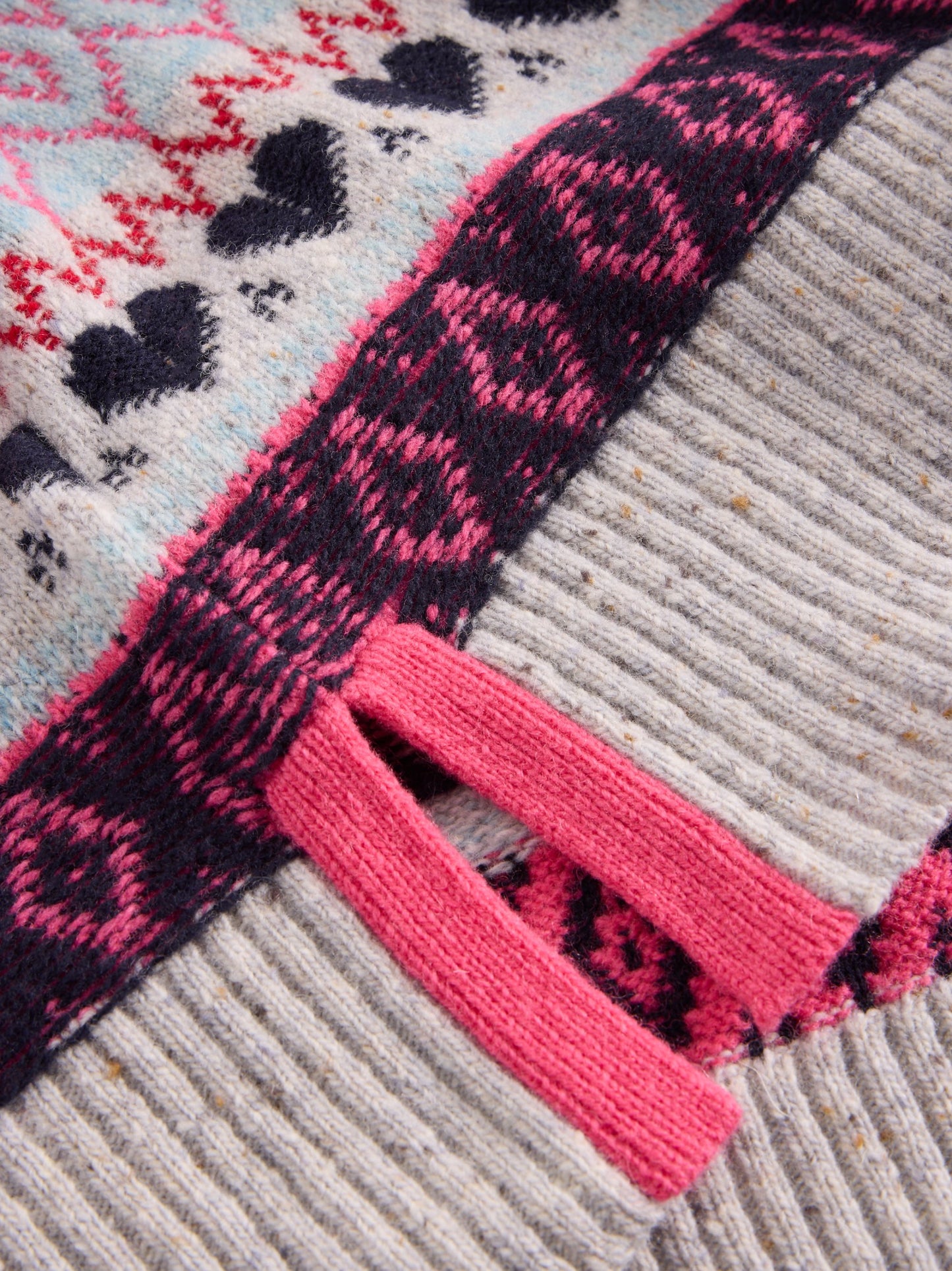 Gabby Longline Fairisle Jumper