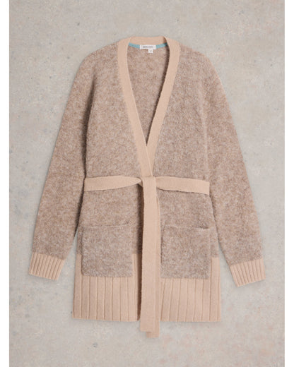 BOBBY BOUCLE BELTED CARDI