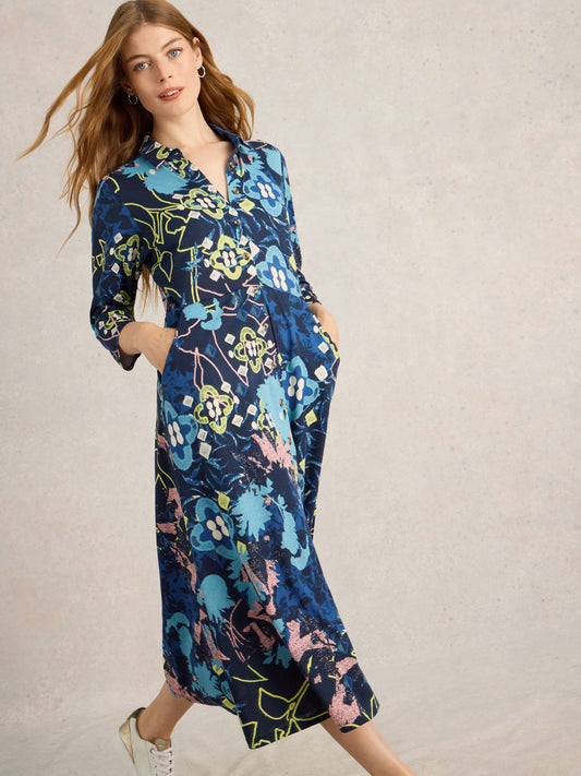 Rua Jersey Shirt Dress