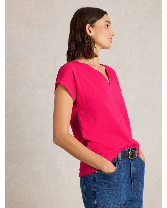 Nelly Notch Neck Tee