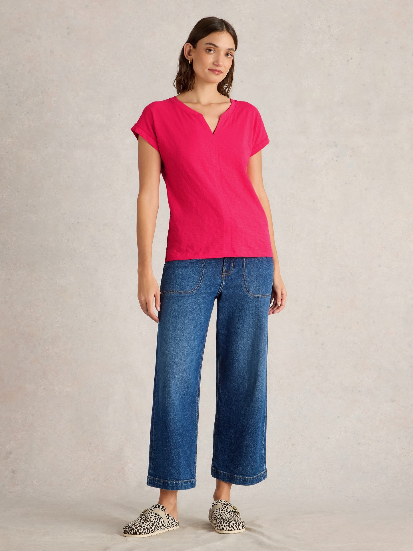 Nelly Notch Neck Tee