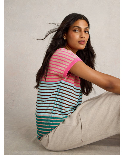 Nelly Notch Neck Tee