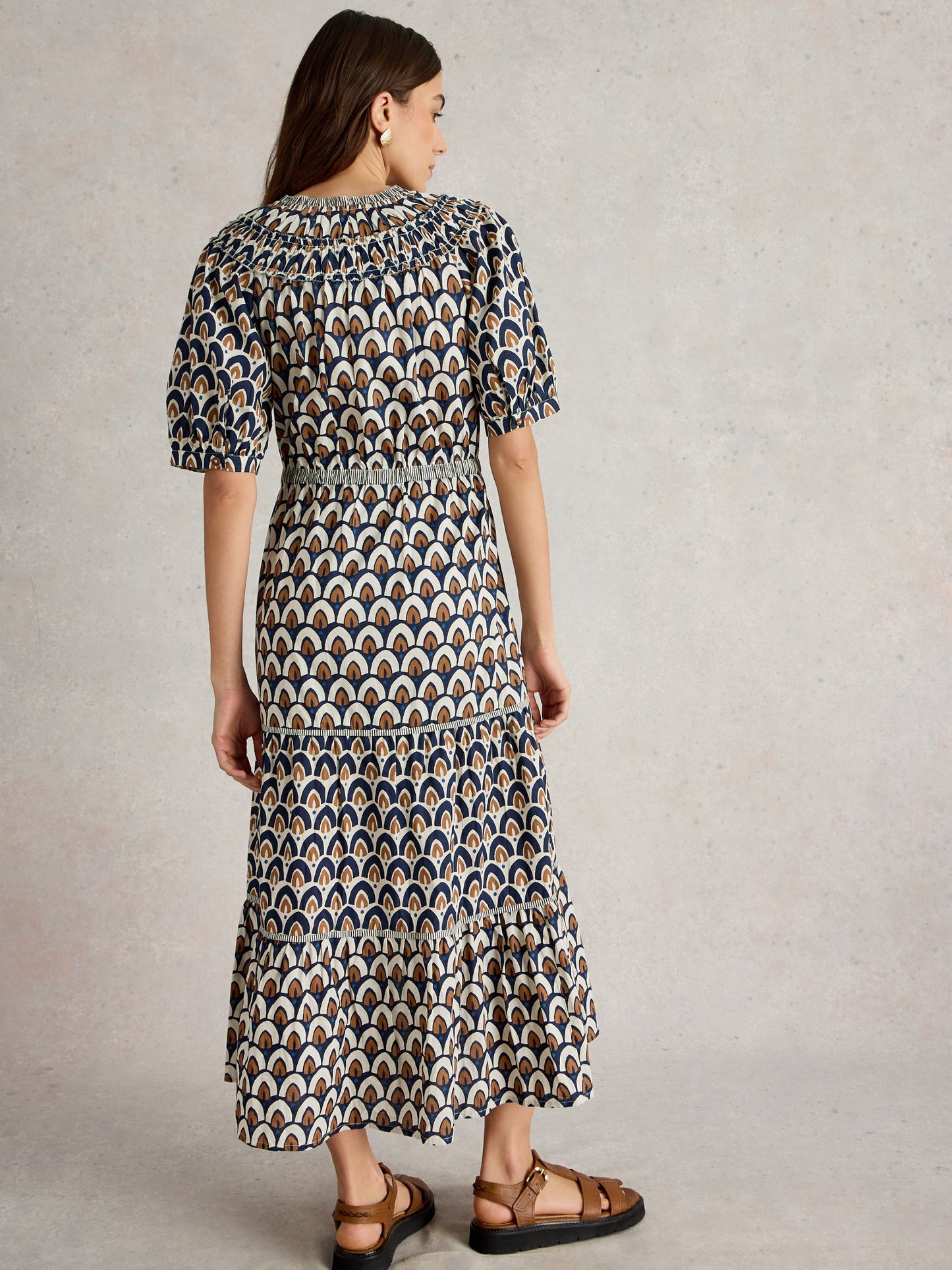 Ariel Tiered Woven Dress