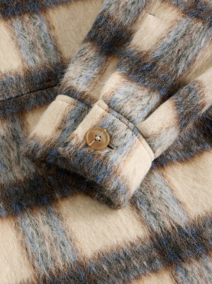 Alexa Check Wool Blend Jacket