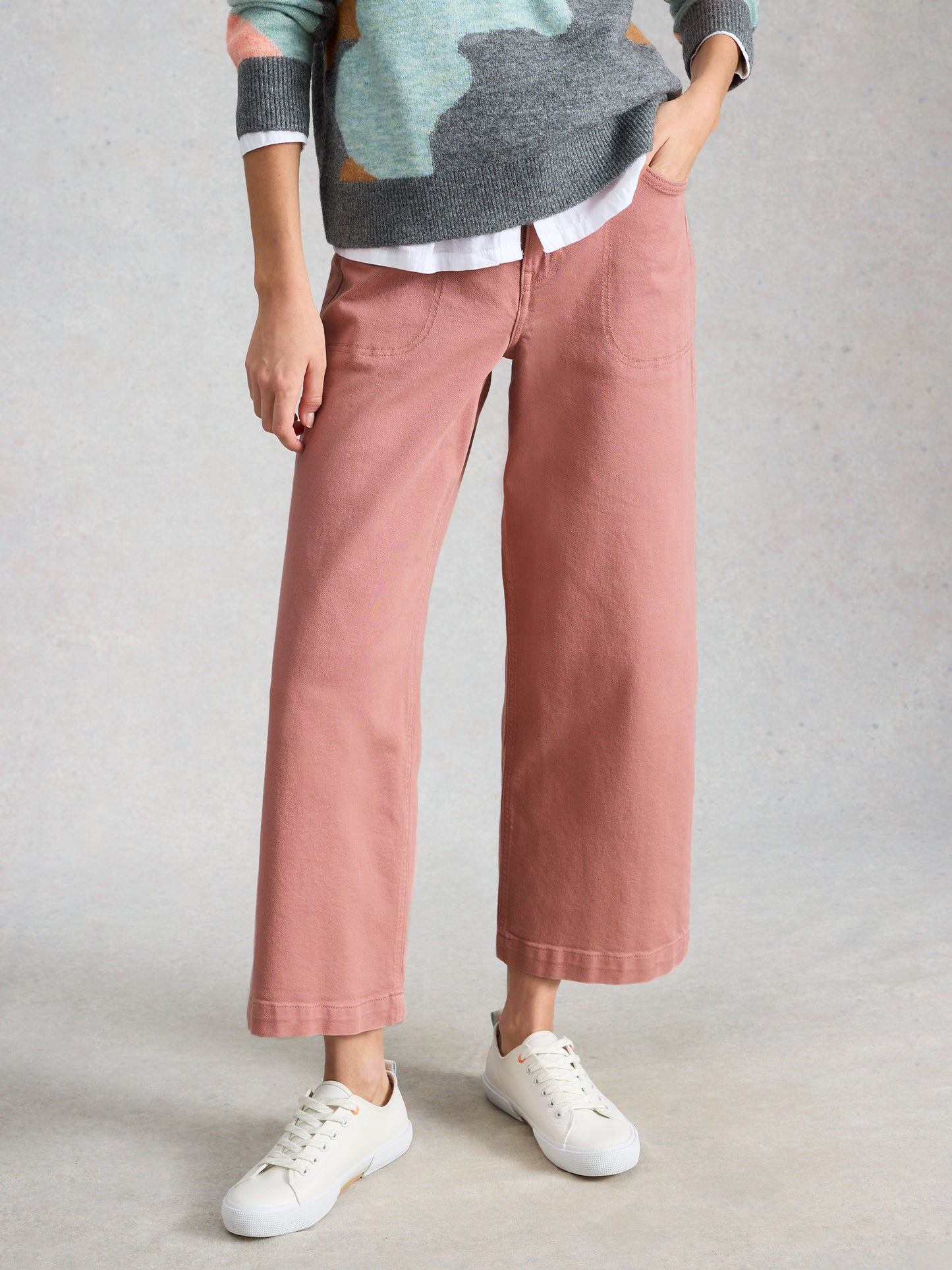 Tia Wide Leg Crop Jean