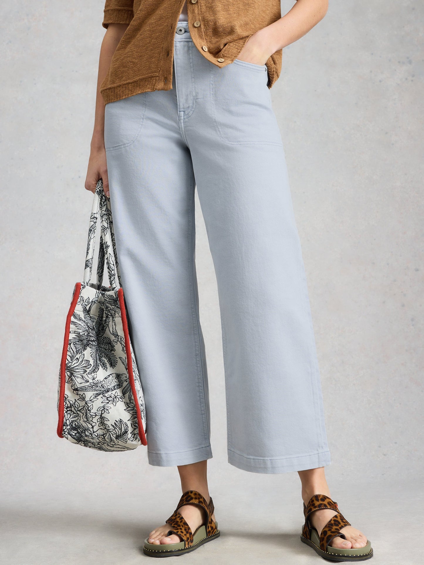 Tia Wide Leg Crop Jean
