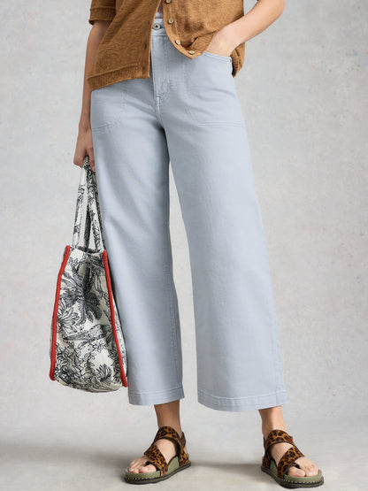 Tia Wide Leg Crop Jean
