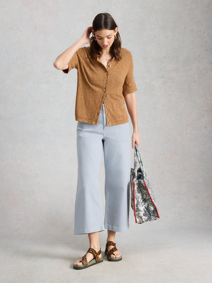 Tia Wide Leg Crop Jean