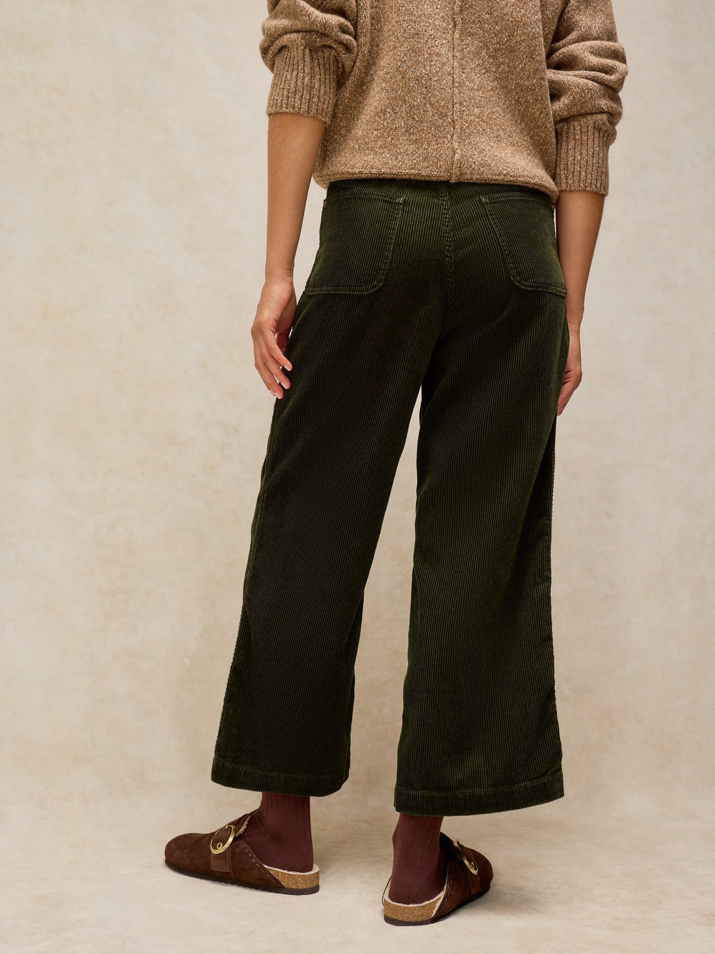 Tia Cord Wide Leg Crop