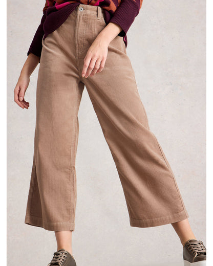 Tia Cord Wide Leg Crop