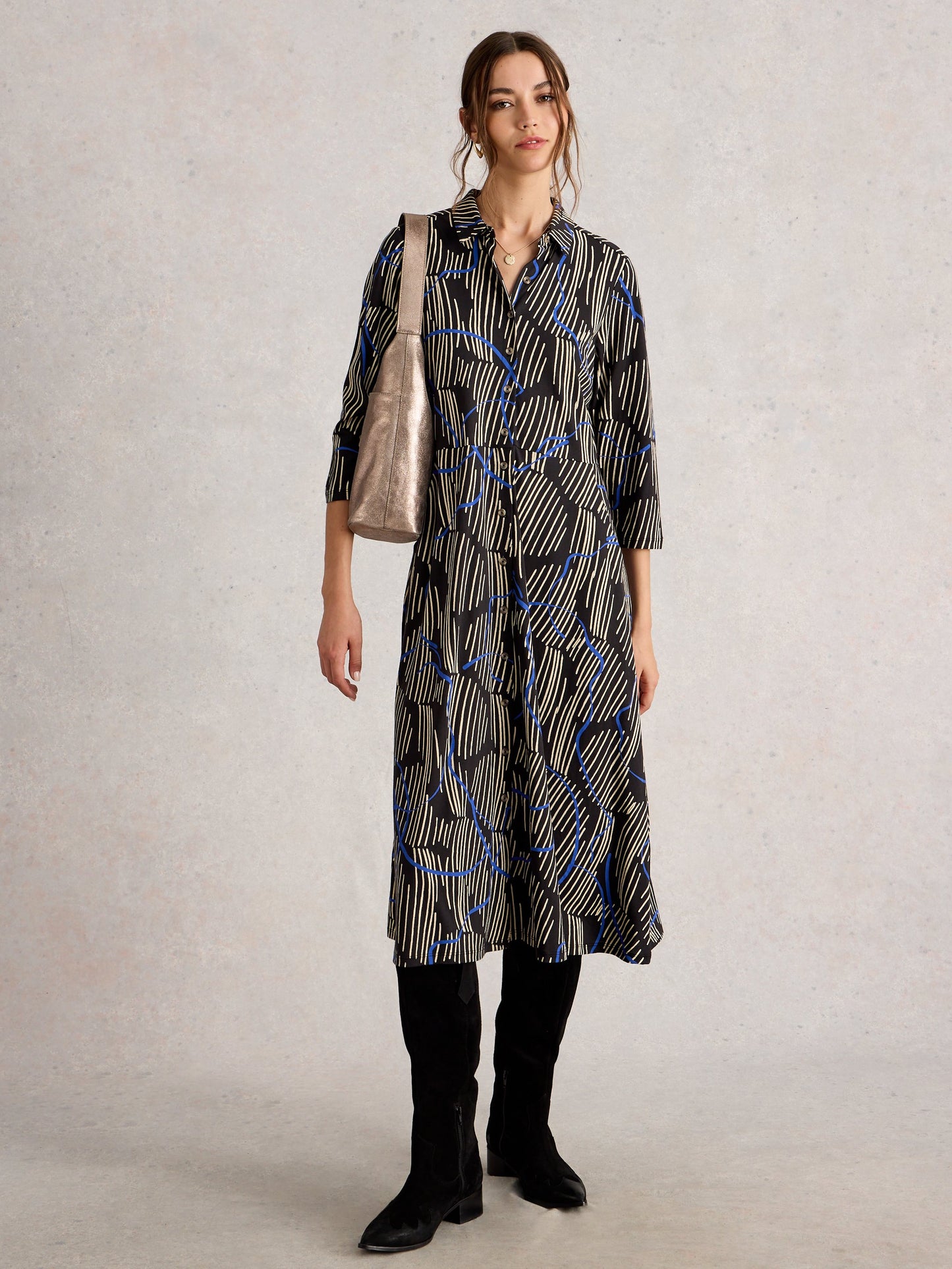 Rua Jersey Shirt Dress
