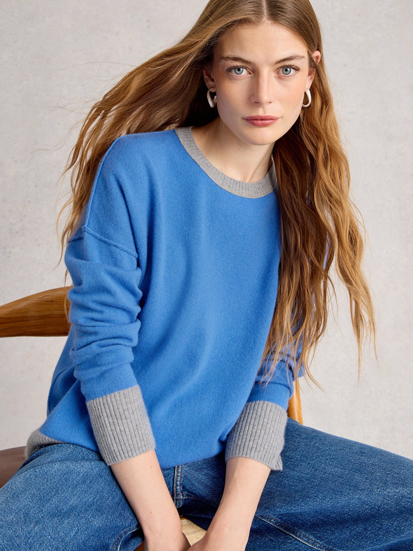 CREW CASHMERE JUMPER