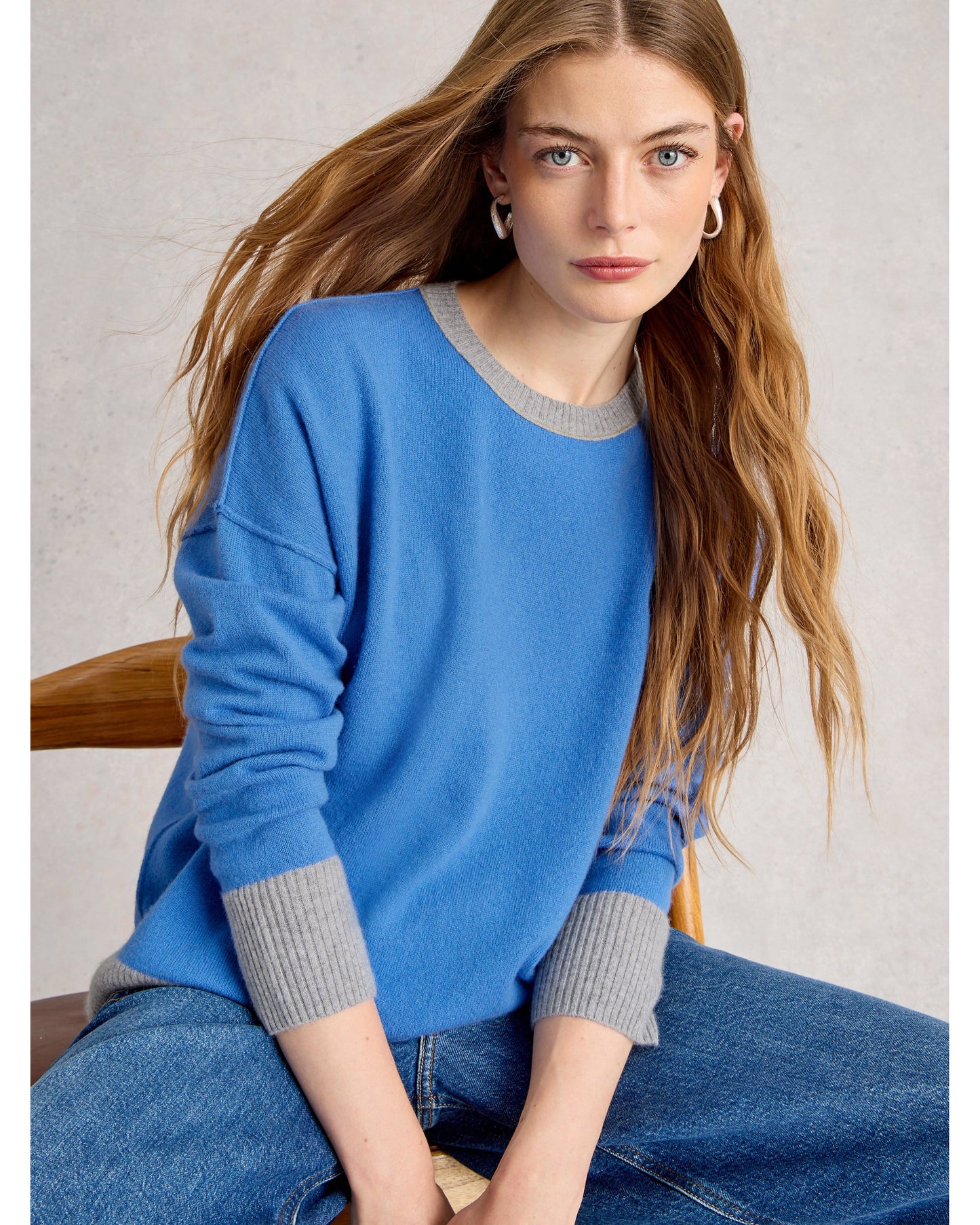 CREW CASHMERE JUMPER