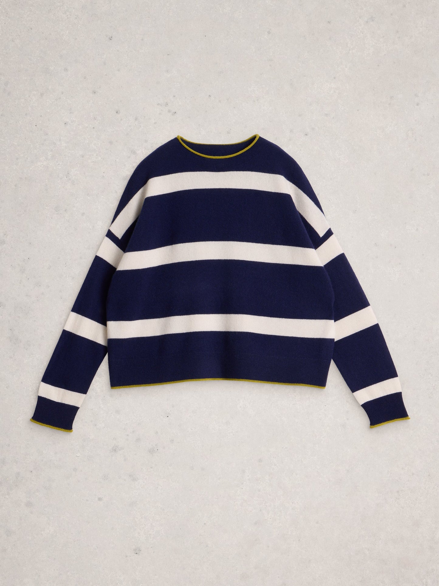 KITTY STRIPE CASHMERE JUMPER