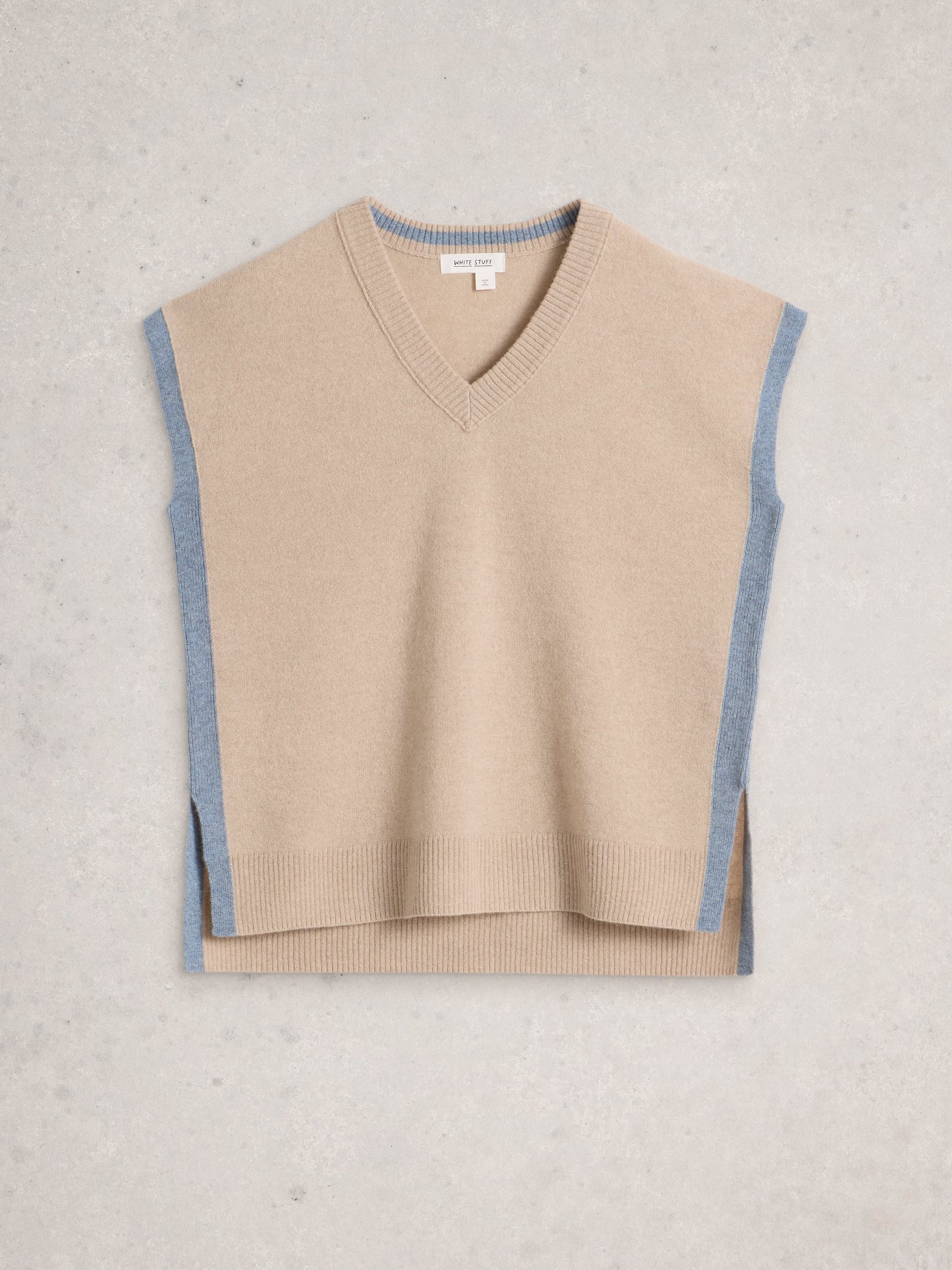 CASHMERE V NECK TANK