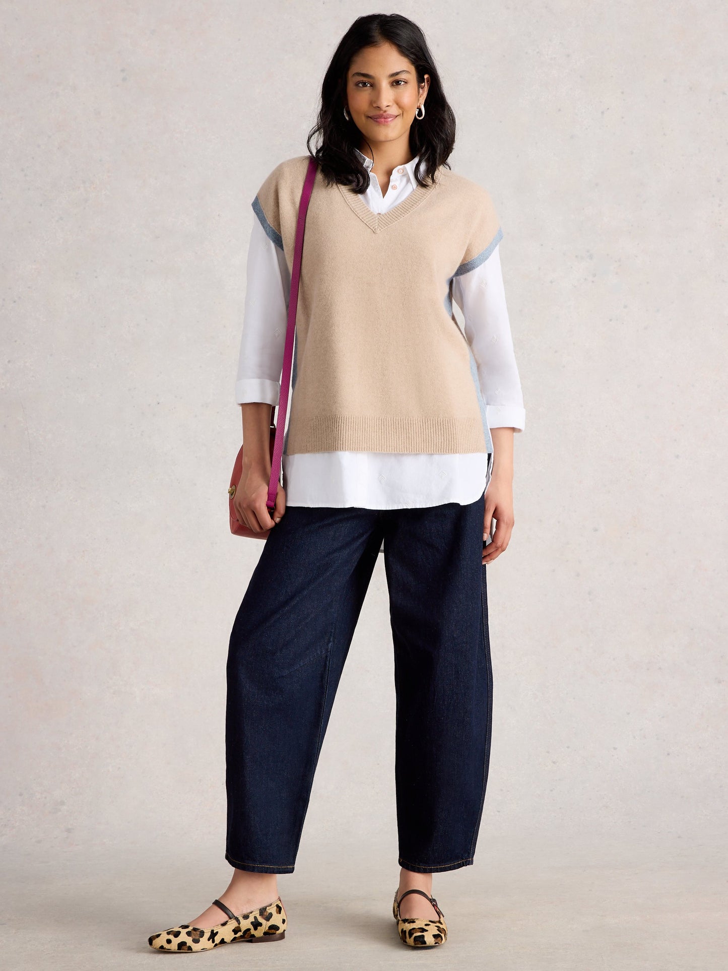 CASHMERE V NECK TANK