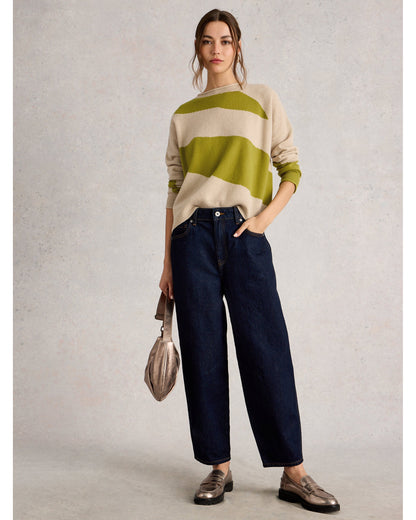 KITTY ABSTRACT CASHMERE JUMPER