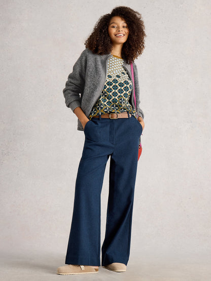 BOBBY BOUCLE ZIP CARDI