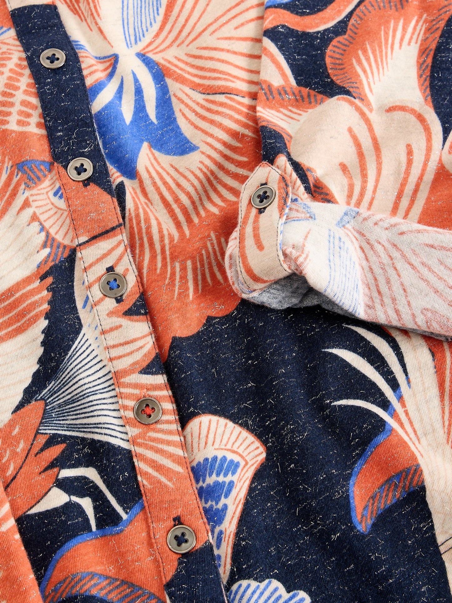 ANNIE PRINTED SPARKLE SHIRT