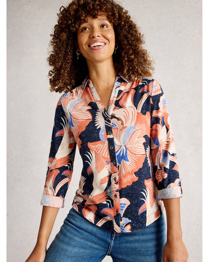 ANNIE PRINTED SPARKLE SHIRT