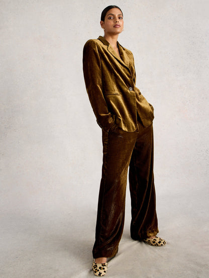 Evelyn Velvet Blazer