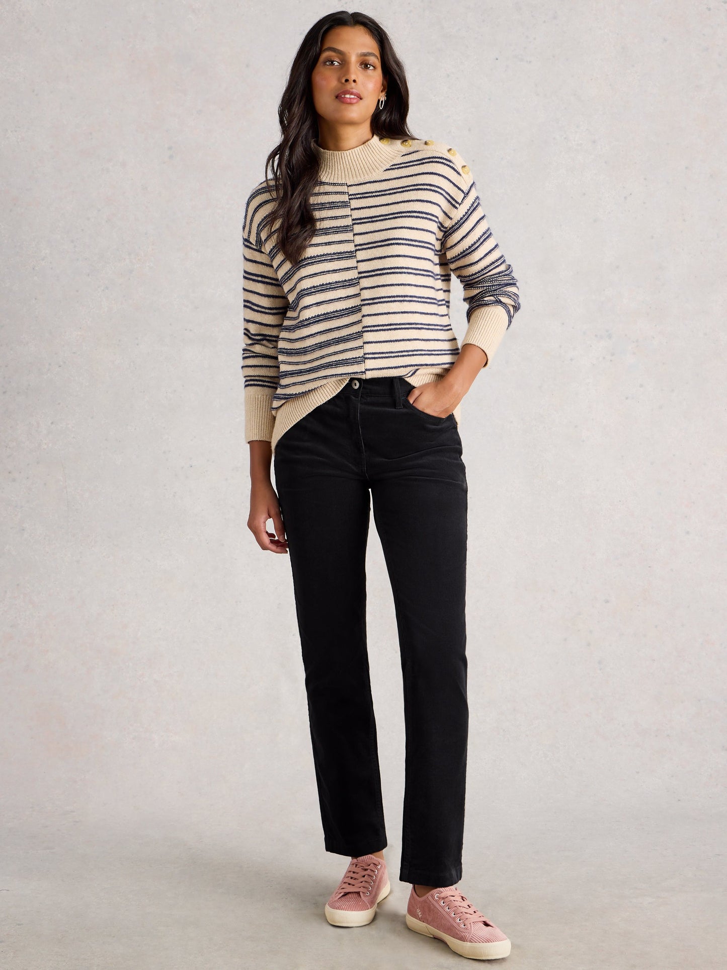 Brooke Cord Straight Trouser