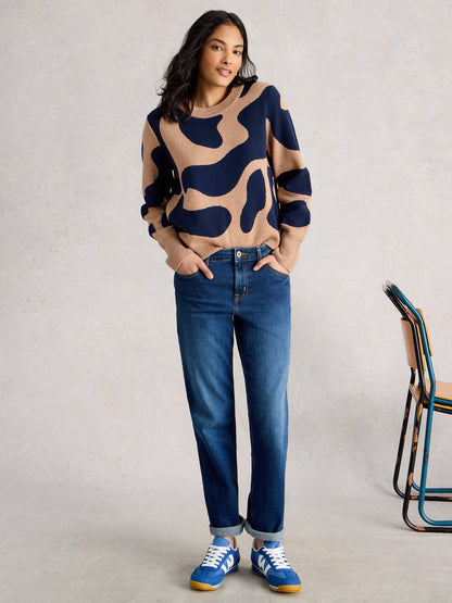 KATIE ABSTRACT JUMPER