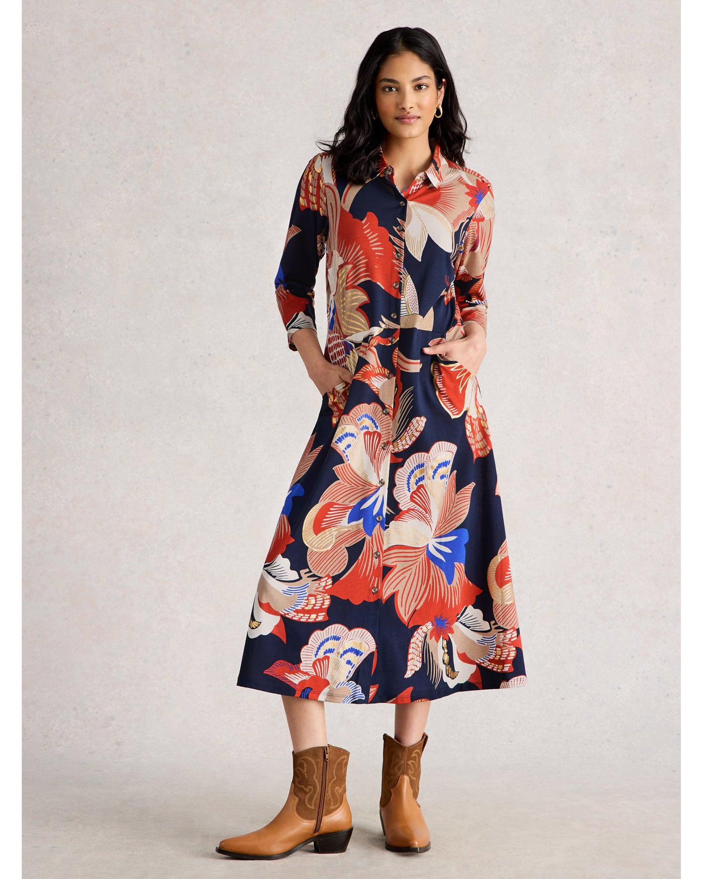 Rua Jersey Shirt Dress