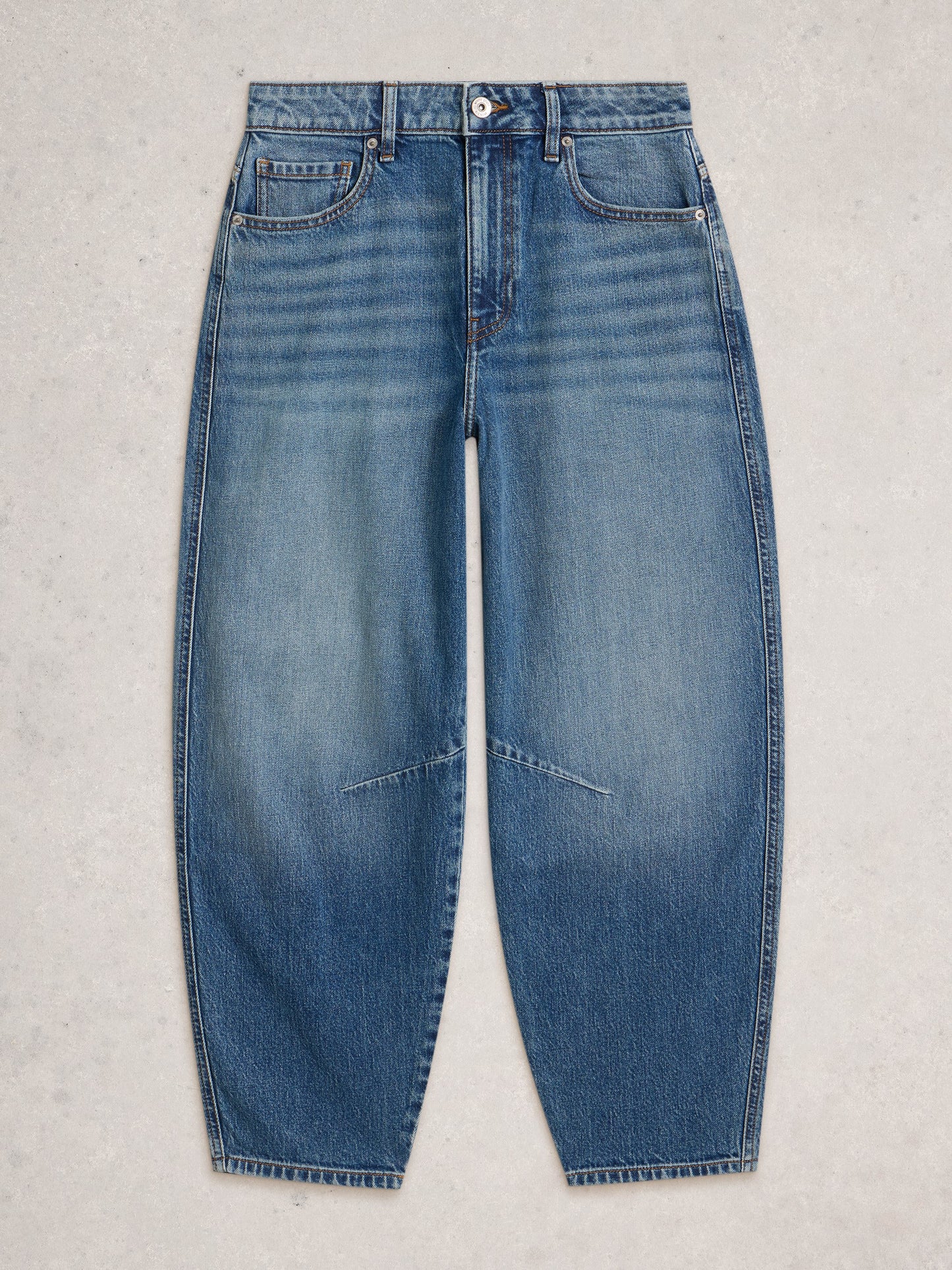 Aubrey Barrel Leg Jean