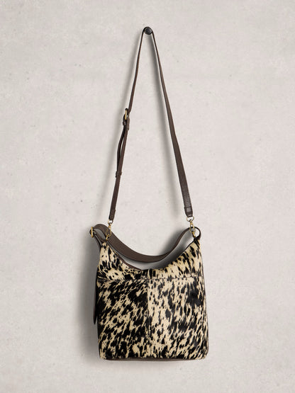 Sophia Leather Crossbody | Black Multi | One Size