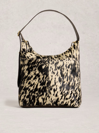 Sophia Leather Crossbody | Black Multi | One Size