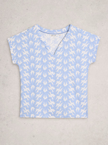 Nelly Notch Neck Tee