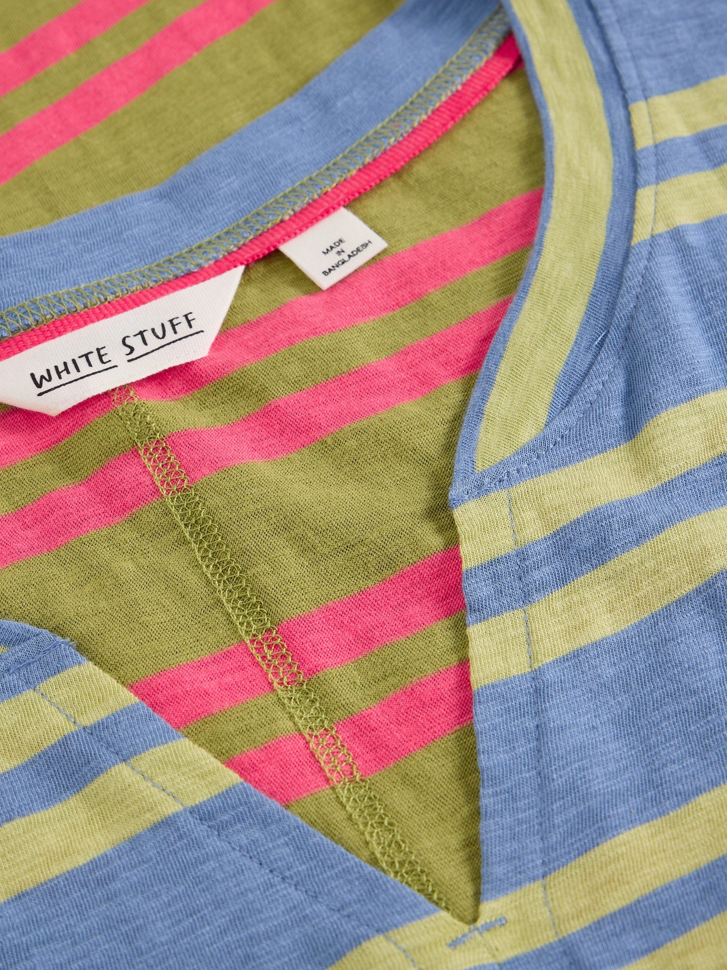 Nelly Notch Stripe Tee