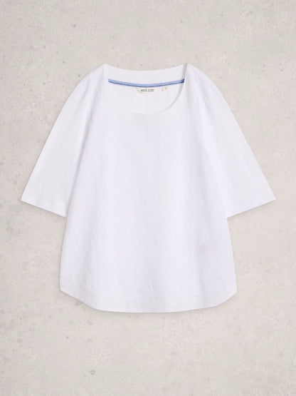 Weaver Broderie Tee