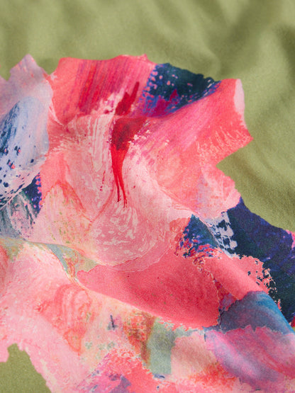 Woven Mix Tee