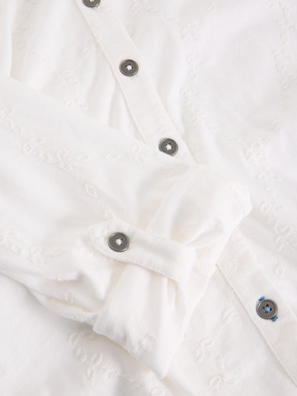 Annie Broderie Jersey Shirt