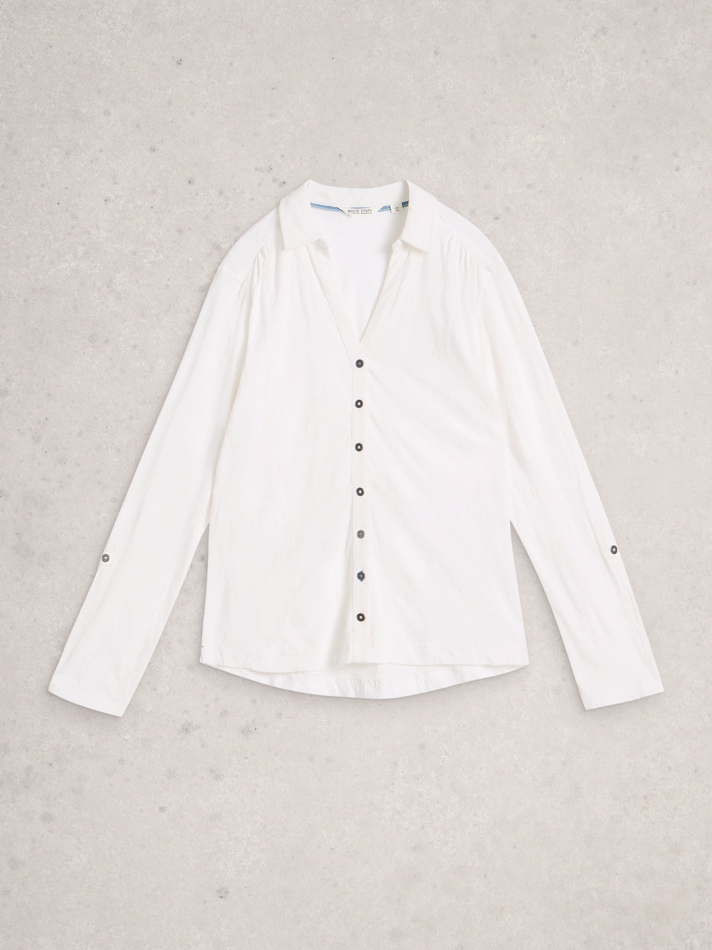 Annie Broderie Jersey Shirt